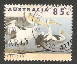 Stamps Australia -  1355 - Pelícanos