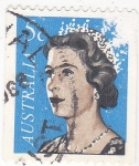 Stamps Australia -  reina Isabel II