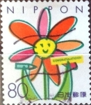 Stamps Japan -  Intercambio 0,40 usd 80 yen 1995