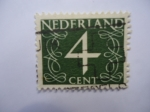 Stamps Netherlands -  Cifras.