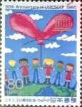 Stamps Japan -  Intercambio 0,40 usd 80 yen 1995