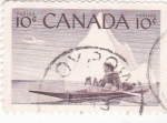 Stamps Canada -  Kajak