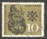 Stamps Germany -  179 - IV Centº de la muerte del matemático Adam Riese
