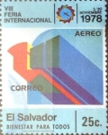 Sellos del Mundo : America : El_Salvador : Intercambio 0,20 usd 25 cents. 1978