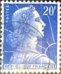 Stamps France -  Intercambio 0,20  usd 20 francos 1957