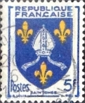 Sellos de Europa - Francia -  Intercambio 0,20  usd 5 francos 1954