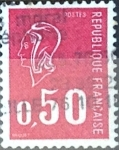 Stamps France -  Intercambio 0,20  usd 50 cent. 1971