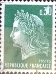 Stamps France -  Intercambio 0,20  usd 30 cent.  1969