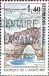 Stamps France -  Intercambio jxn 0,20 usd 1,40 francos 1971