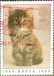 Stamps United Kingdom -  Intercambio 0,55 usd 20 p. 1990