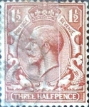 Stamps United Kingdom -  Intercambio 1,10 usd 1,5 p. 1924