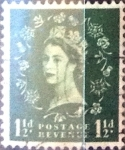 Stamps United Kingdom -  Intercambio 0,20 usd 1,5 p. 1952