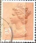 Stamps United Kingdom -  Intercambio 0,30 usd 10 p. 1976