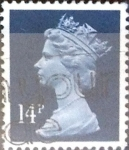 Stamps United Kingdom -  Intercambio 0,40 usd 14 p. 1988