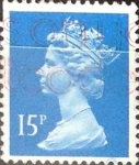 Sellos de Europa - Reino Unido -  Intercambio cxrf2 0,25 usd 15 p. 1989