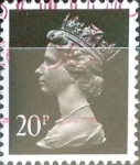 Stamps United Kingdom -  Intercambio 1,10 usd 20 p. 1989