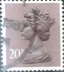 Stamps United Kingdom -  Intercambio 1,25 usd 20 p. 1986