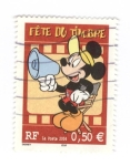 Stamps France -  Dia del sello 2004. Mickey Mouse