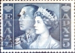 Stamps Greece -  Intercambio crxf 0,20 usd 5 dracmas 1957