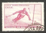 Sellos de America - Chile -  232 - Campeonato mundial de esqui, en Portillo