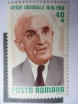 Stamps Romania -  Anton Davidoglu 1876-1958-Matemático-Aniversario de su nacimiento.