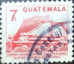 Stamps Guatemala -  Intercambio 0,20 usd 7 cent. 1987