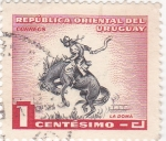 Stamps Uruguay -  la doma