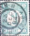 Stamps Netherlands -  Intercambio 0,20 usd 1 cent. 1894