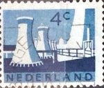 Stamps Netherlands -  Intercambio 0,20 usd 4 cent. 1963