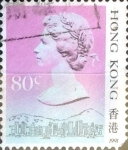 Stamps Hong Kong -  Intercambio 1,00 usd 80 cent. 1988