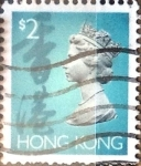 Stamps Hong Kong -  Intercambio 0,50 usd 2 dolares 1992