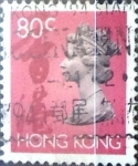 Stamps Hong Kong -  Intercambio 0,20 usd 80 cent. 1992