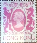 Stamps Hong Kong -  Intercambio 0,60 usd 60 cent. 1985