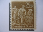 Stamps Germany -  Agricultopres - Deutfches Reich.