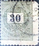 Stamps Hungary -  Intercambio 0,45  usd 30 korona 1888
