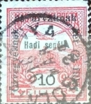 Stamps Hungary -  Intercambio 0,25  usd 10 f. 1900