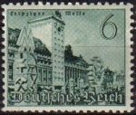 Sellos de Europa - Alemania -  DEUTSCHES REICH 1940 Scott499 Sello Nuevo Leipzig Concert Hall Alemania Michel 740