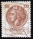 Stamps Italy -  Moneda de Siracusa