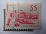 Stamps Europe - Yugoslavia -  Ckonje (Vardar Bridge at Skopje)- El puente Vardar en Skopje.