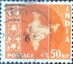 Stamps India -  Intercambio 0,20 usd 50 np. 1957