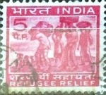 Stamps India -  Intercambio 0,20 usd 5 p. 1971