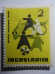 Stamps Yugoslavia -  Posta Yugoslavija. Children Week