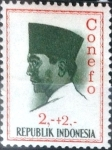 Sellos del Mundo : Asia : Indonesia : Intercambio 0,20 usd 2+ 2 rp. 1965