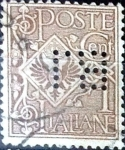 Sellos de Europa - Italia -  Intercambio 0,35 usd 1 cent. 1901