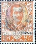 Stamps Italy -  Intercambio 1,10 usd 20 cent. 1901