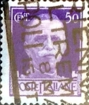 Stamps Italy -  Intercambio 0,60 usd 50 cent. 1944