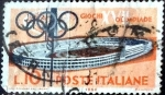 Stamps Italy -  Intercambio 0,20 usd 10 liras 1960