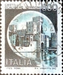 Stamps Italy -  Intercambio 0,20 usd 600 liras 1980