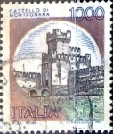 Stamps Italy -  Intercambio 0,20 usd 1000 liras 1980