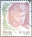 Sellos de Europa - Italia -  Intercambio 0,20 usd 10 cent. 2002